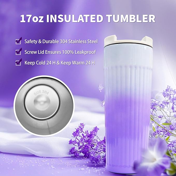 Happy Birthday Gifts for Women Mom Her Friend Sister Wife Grandma, Self Care Gifts Get Well Gifts Unique Relaxing Spa Gift Basket Set (Purple)