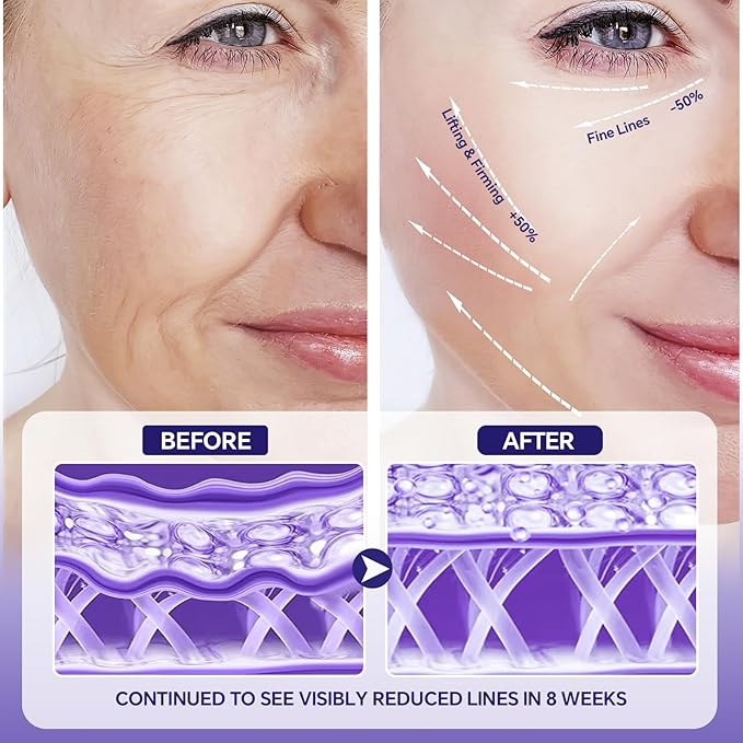 Peptides Serum for Face with Hyaluronic Acid for Fine Lines and Wrinkles, Collagen Boosting Hydrating Face Serum, Anti-aging for All Skin Types, Fragrance Free, 1.35 Fl. Oz