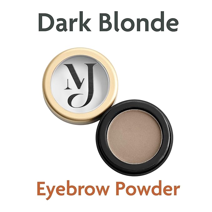 Marie-José Eyebrow Powder - Eyebrow Filler Powder - Effortless All-Day Brow Beauty - Compact Size 0.10oz for Purse or Travel Size - Made in USA (Dark Blonde)