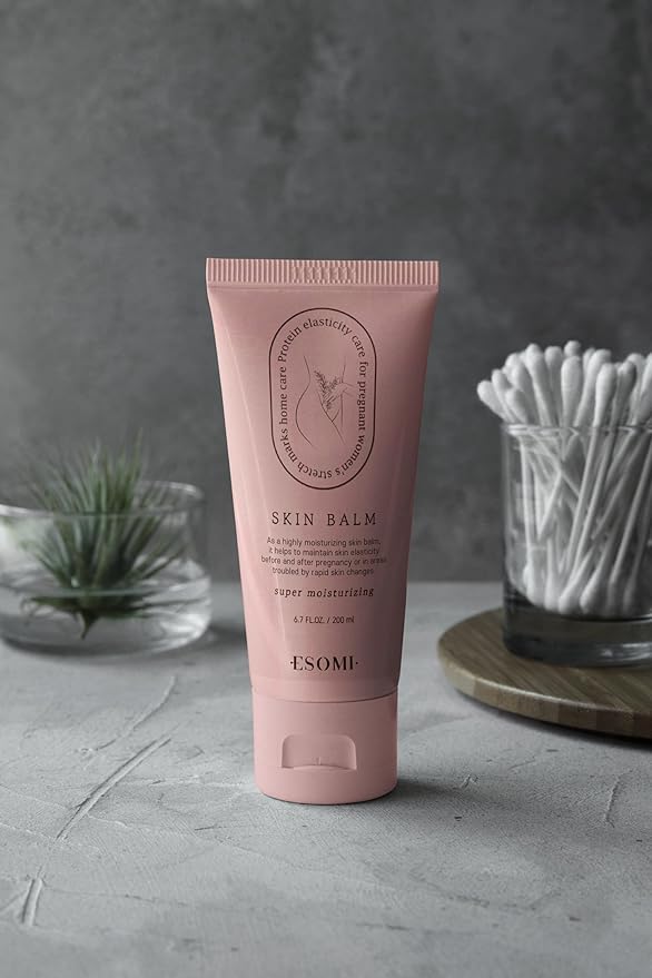 ESOMI Skin Balm 6.76 fl oz – Deep Hydration & Firming, Low Molecular Collagen, Bird’s Nest Extract, Silky Texture