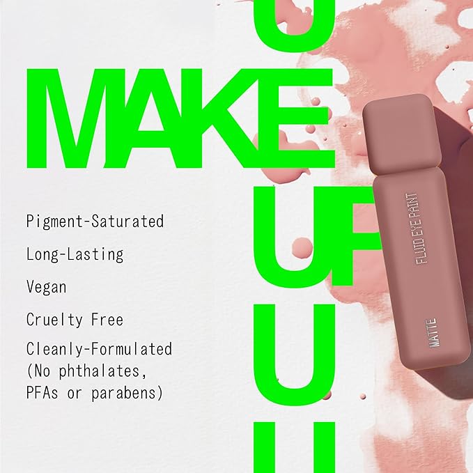 about-face Matte Fluid Eye Paint Capulets – High-Pigment Liquid Eyeshadow, Long-Lasting, No-Budge Matte Finish, Vegan & Cruelty-Free (Soft Brown)