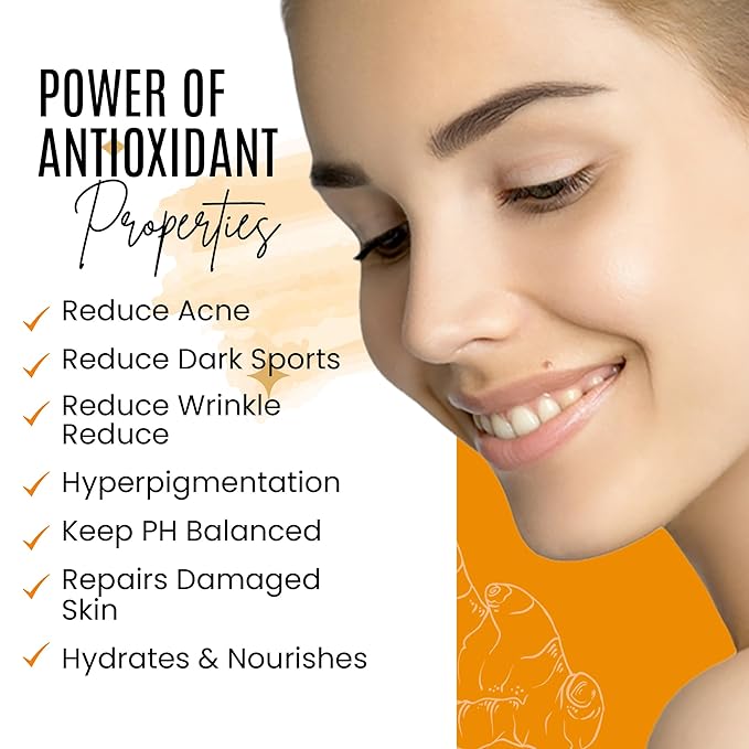 Turmeric Face Cream with 30% Vitamin C – Glow Booster, Anti-Aging & Skin Repair Moisturizer for Dark Spots, Hydration & Radiance – Vitamin C Cream for All Skin Types (1.7 fl oz)