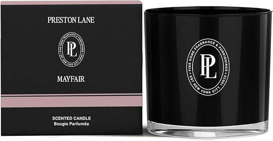 Preston Lane The Deluxe 3-Wick Candle, Scented Candle with Vegan, Soy Wax Blend, Mayfair, 24 Oz
