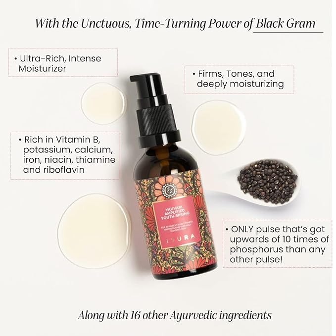 Yauvari Amplified Youth Spring - Best Face Moisturizer for Dry Skin, Aging or Mature Skin - Replaces Your Anti Aging Moisturizer - Natural Skincare with Natural Vitamin E, Vitamin A, Vitamin B