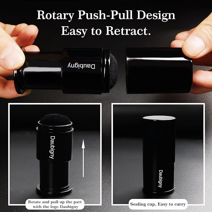 Retractable Kabuki Makeup Brush,Daubigny Powder Brushes Foundation Travel Foundation Brush for Blush Bronzer & Powder…