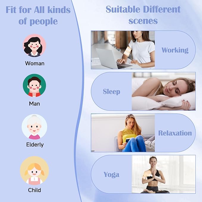 Castor Oil Pack Wrap, 9 Pcs Organic Castor Oil Packs Kit for Entire Body Neck Shoulder Waist Back Hand Knee Leg and Feet, Reusable Pads Kit for Hot/Cold Castor Oil Compress for Woman/Man【Grey】