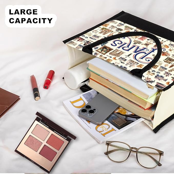 Seattle Italy Chicago New York Las Vegas Paris Gifts for Women Canvas Tote Bag Mother's Day Gifts for Women