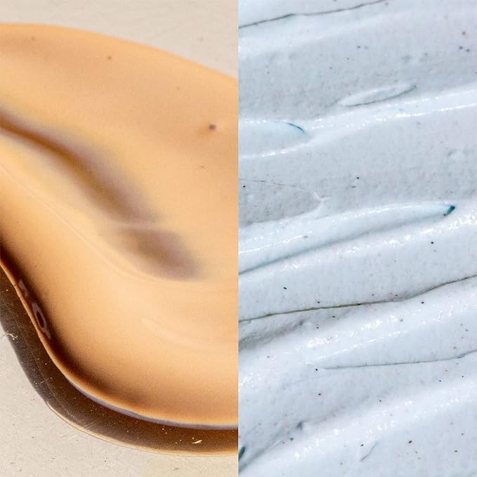 DRMTLGY Universal Tinted Moisturizer with SPF 46 & Microdermabrasion Facial Scrub Set - Universal Tinted SPF & Face Exfoliator 2 Pack