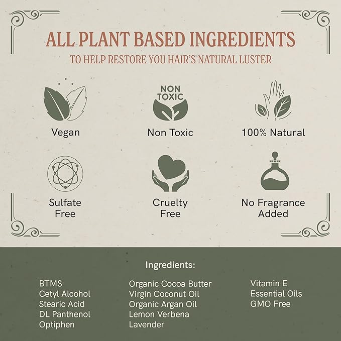 J·R·LIGGETT'S Hair Conditioner Bar, Plant Based Ingredients, Zero Waste Biodegradable, Sulfate & Cruelty Free, Leaves Hair Healthy, Clean, Soft and Conditioned, Eco Friendly Set of Three 1.75oz