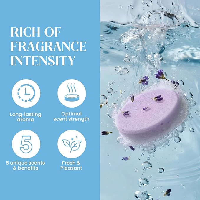 Shower Steamers Aromatherapy 15 Pack, Shower Bombs with Natural Essential Oils, Relaxation & Self Care Gifts for Women Teen Girls Mom, Birthday Christmas Stocking Stuffers White Elephant Gifts