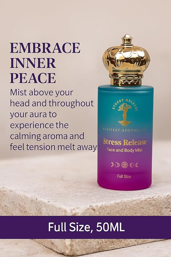 Stress Release Face and Body Mist- Full Size, 50ML