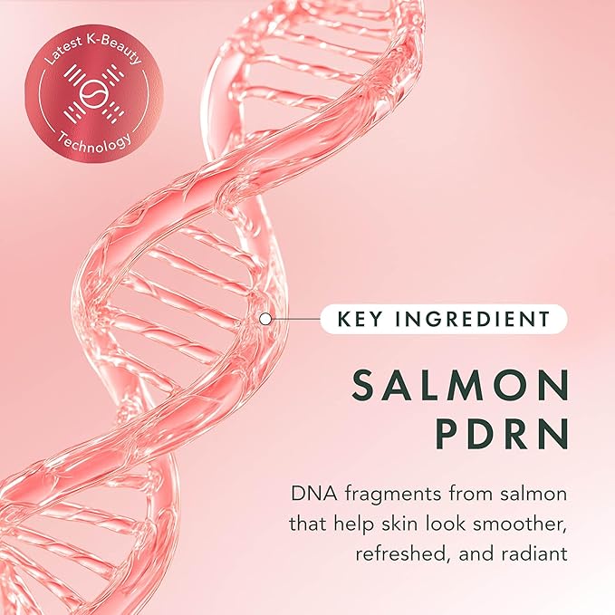 Rael Collagen PDRN Hydrogel Face Masks – Deep Hydration with Salmon PDRN, Collagen, Peptide, and Hyaluronic Acid, Anti-Slip, Korean Skin Care (4 Count)