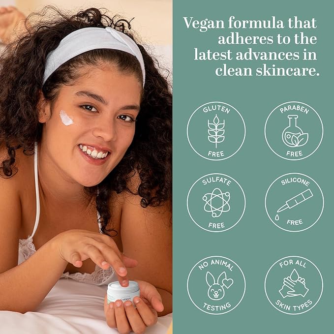 Ceramide and Peptide ageless Cream, Daily Facial Repair Moisturizing Cream, Skincare, Moisturizer, Safe for Sensitive Skin, Vegan, Gluten-Free