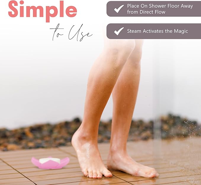 Relax Away Essence Shower Steamers 6 Pack - Essential Oil Aromatherapy - Tranquil, Citrus Mist, Breathe Ease, Teak Grove, Soft Slumber, Zest - Rejuvenate & Relax - Earth-Friendly Packaging