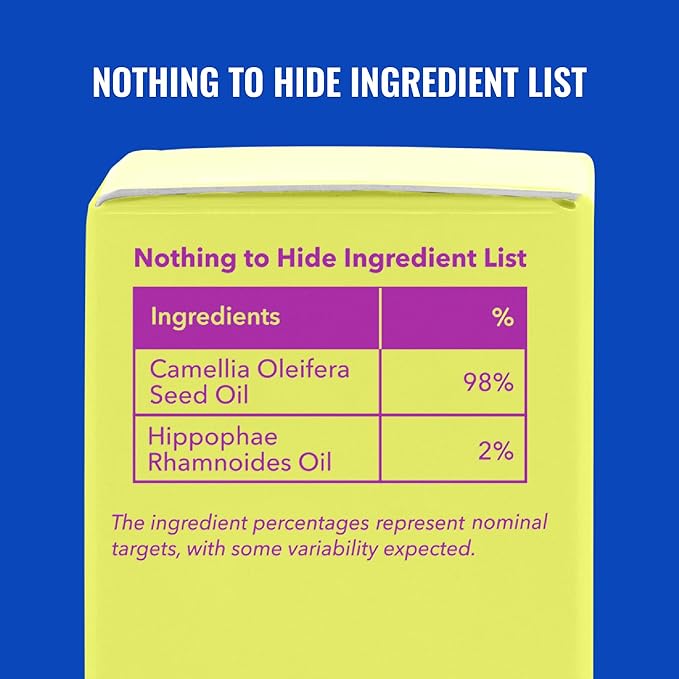 Good Molecules Ultra-Hydrating Facial Oil - Face Moisturizer with Nourishing Sea Buckthorn and Camellia Oils - Hydrating Skin Care for Face