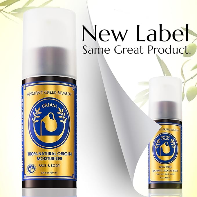 Organic Anti Aging Face and Body Butter Cream for Dry Skin, Hair, Hands, Cuticle, Nails. Made of Almond, Olive, Jojoba, Rosehip, Vitamin E, Lavender oil. Day and Night Moisturizer for Women, Men