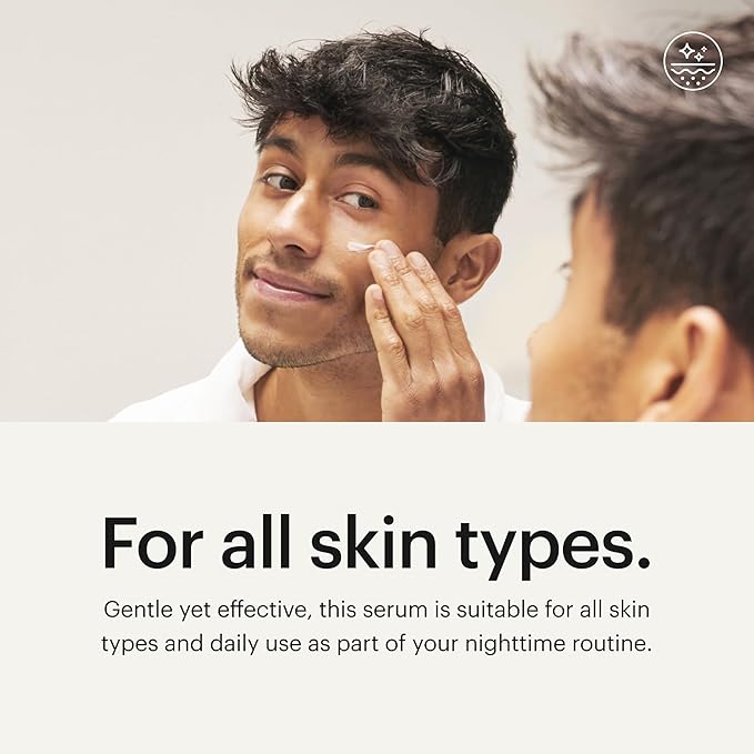 MANSCAPED® Skin Ultra™ Retinoid Serum - Dual Retinoid Age-Defying Formula with Squalane, Ceramides & Hyaluronic Acid to help Reduce Appearance of Fine Lines, Wrinkles & Dark Spots, 1 fl oz.