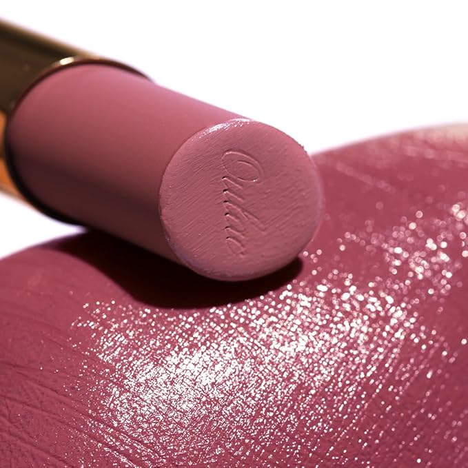 Oulac Plum Lipsticks for Women, Burgundy Matte Lipstick, Full Coverage Lip Color, Satin Matte Finish, Cream Texture, Hydrating, Infused with Hyaluronic Acid, Vegan & Clean Beauty 4g SG08 Bianca