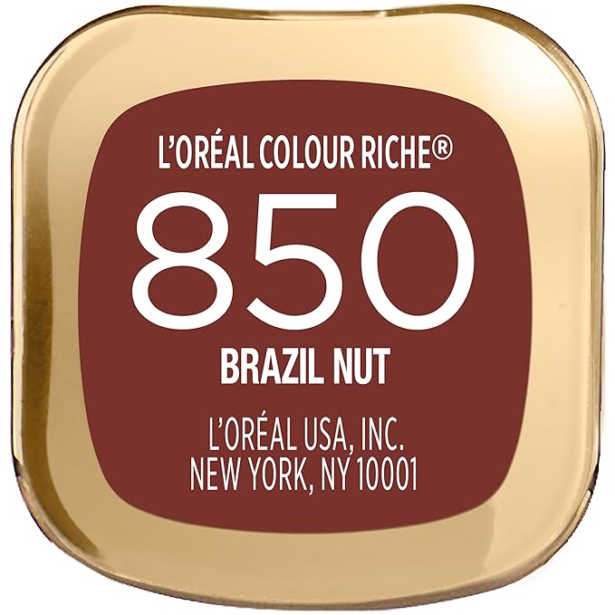 L’Oréal Paris Colour Riche Original Creamy, Hydrating Satin Lipstick with Argan Oil and Vitamin E, Brazil Nut , 1 Count