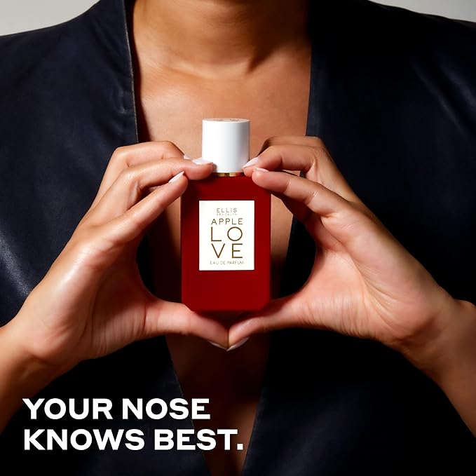 Ellis Brooklyn APPLE LOVE Eau de Parfum, Perfume for Women, Amber Gourmand, Apple Scented, Vegan, Cruelty-Free, Sustainable Ingredients, Made in USA – 10ml / 0.33 Fl Oz