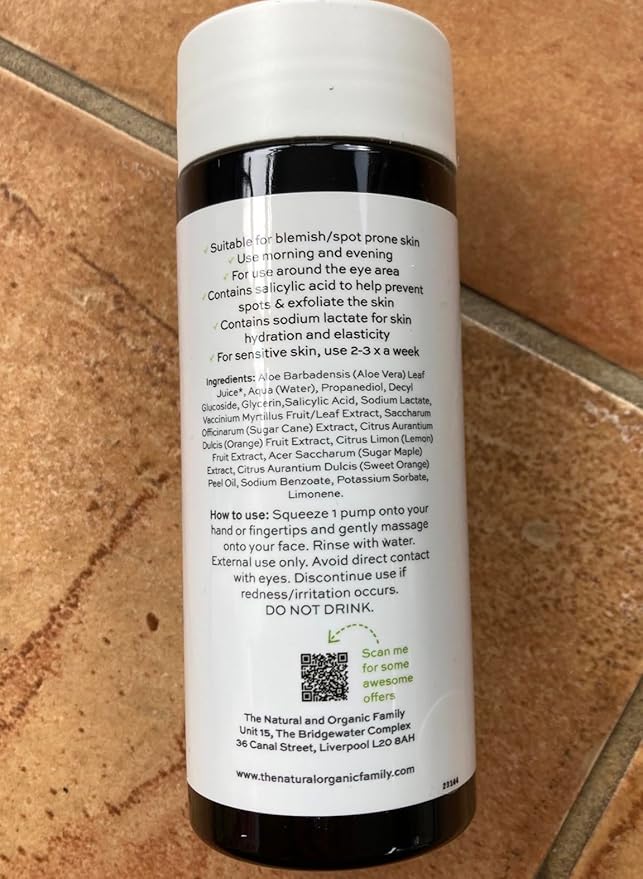 Clarifying Face Wash with Salicylic Acid - Facial Cleanser for Oily, Normal, and Combination Skin - Exfoliating, Pore Minimizing Formula for Teens