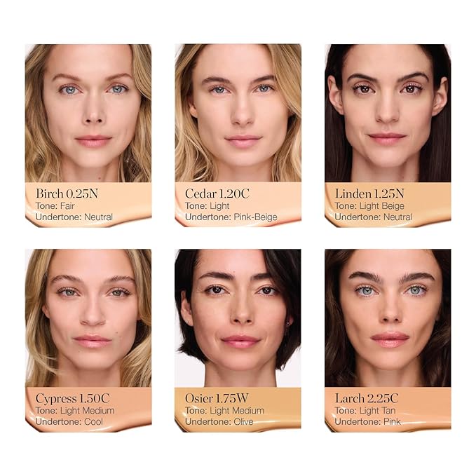 Ogee Complexion Perfecting Under Eye Concealer - Certified Organic Full Coverage Concealer - Buildable Coverage - OSIER 1.75W - Light Medium (Olive Undertones)