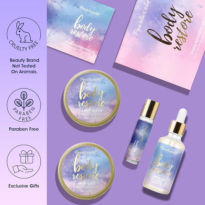 Spa Kit for Women, 12 Pcs Luxury Bath Skin Care Shower Bath Set, Spa Gift Sets with Reusable Bag, Bath Bomb, Christams Birthday Gifts for Teen Girls, Her, Mom