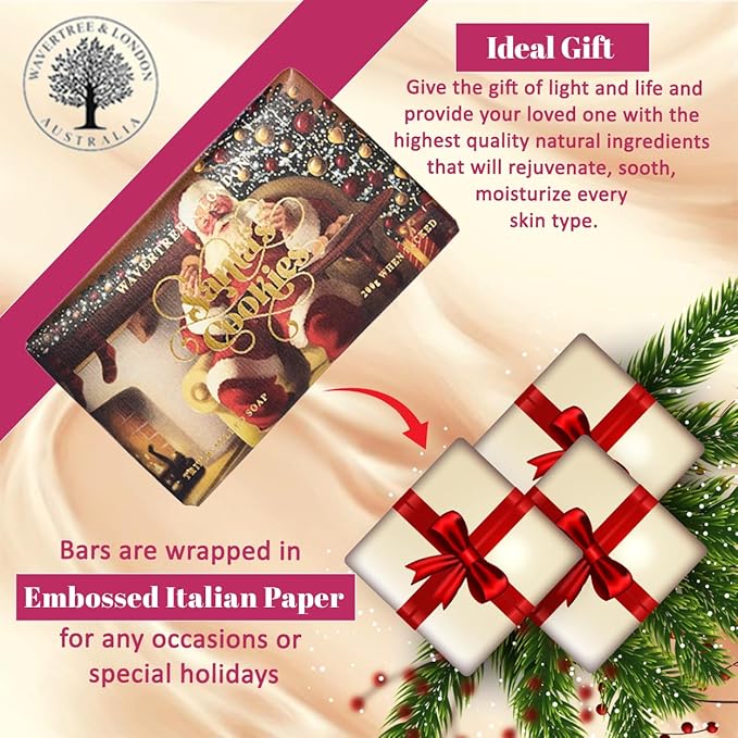 Wavertree & London Pink Peony Scented Natural Soap (2 Bars), 7oz Moisturizing French Triple Milled Soap Bars enriched with shea butter - Pure Plant Based Bath & Body Bars for All Skin Types