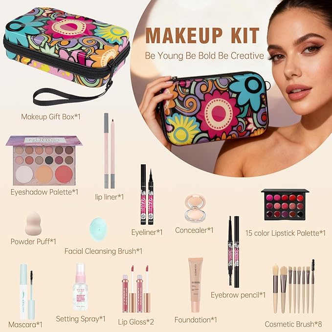 Makeup Kit Makeup Set for Teens Girls Make up Gift Sets for Teen Girls 10-12 Make up Kits for Teenagers14-16 Gifts
