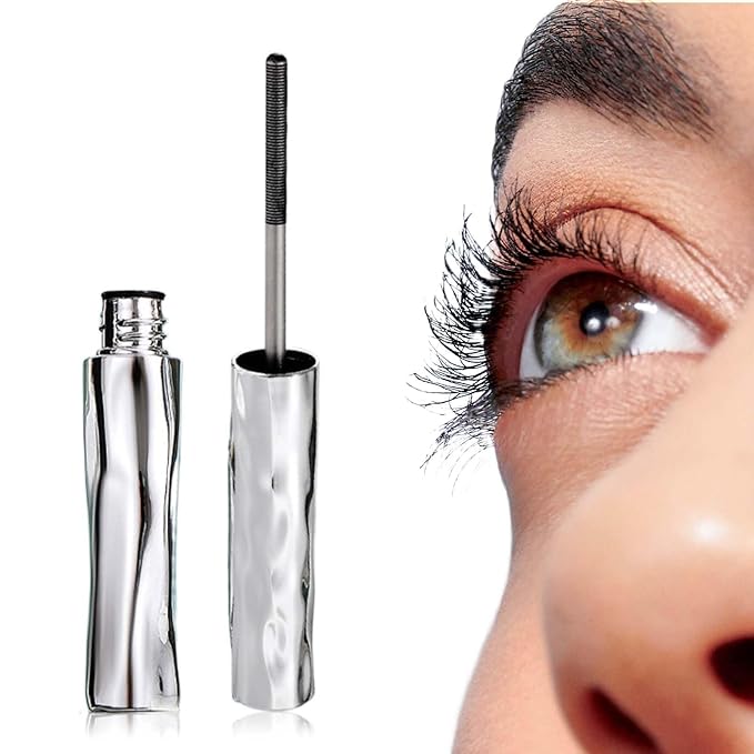 Tubing Mascara 2025 New Curling Mascara Black & Brown for Lash Makeup, Waterproof and Sweatproof Long Lasting Non-Smudged Magic Mascaras (Black C/1pcs)