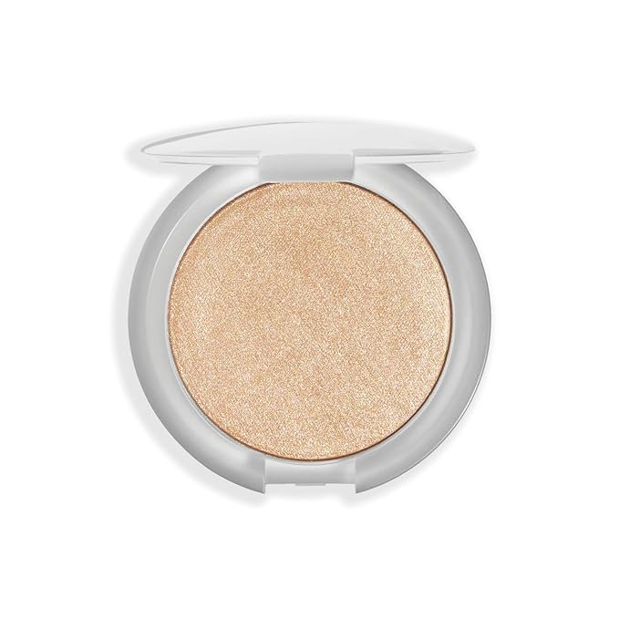 OFIR Pivot Powder | Multi-Use Glow Hydrating Highlight Blush Face Powder | Vegan Formula, Lightweight Buildable Texture | Crease-Free Compact Blush Highlighter | Gold Rush - Golden Champagne | 0.24 OZ
