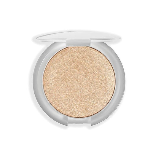 OFIR Pivot Powder | Multi-Use Glow Hydrating Highlight Blush Face Powder | Vegan Formula, Lightweight Buildable Texture | Crease-Free Compact Blush Highlighter | Gold Rush - Golden Champagne | 0.24 OZ