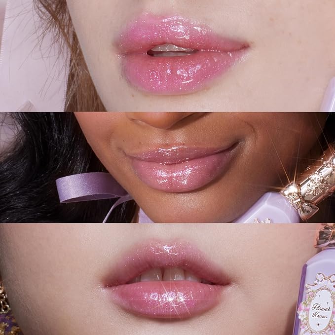 Flower Knows Swan Lake Treasure Makeup Box Set,6 Pack Makeup Box,Lip Gloss×1+Shine Lipstick×1+Eyeshadow×1+Hair Clip×1+Gift Box×1