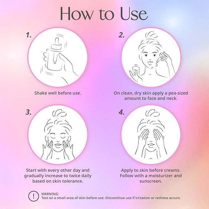 All In One Hyaluronic Acid Face Serum – Ultra Hydrating Anti Aging Serum with Vitamin C, Marine Collagen & Niacinamide for Brightening & Firm, Smooth Skin