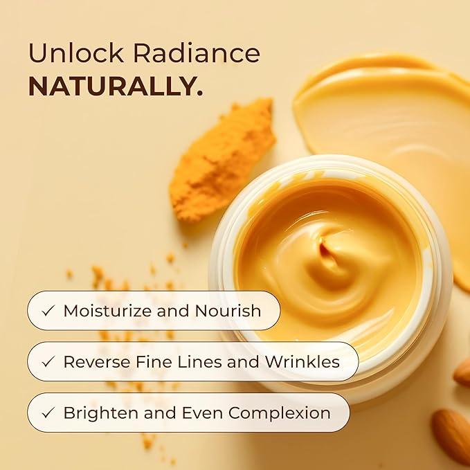 Glo Melanin Nourishing Face Cream – Hydrating Daily Moisturizer for Radiant, Even-Looking Skin – Vegan, Paraben-Free Formula for a Healthy Glow (2 oz)