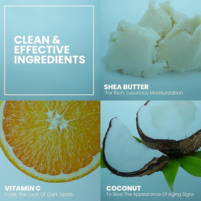 Eva Naturals Vitamin C Facial Scrub - Cleanse and Clear Face, Exfoliating Wash