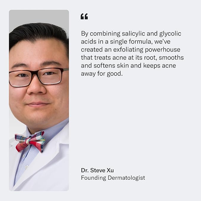 Geologie Acne Control Body Wash | Fresh Eucalyptus | 2% Salicylic Acid + 1.5% Glycolic Acid | Clears Body Acne & Prevents Breakouts | For Men & Women | No Benzoyl Peroxide | 8.4 oz