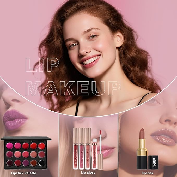 Makeup Kit for Women full Kit Makeup Set for Teens Makeup Kits for Teen Girls Teenagers Eyeshadow Palette Makeup Gift Set for Teens Women