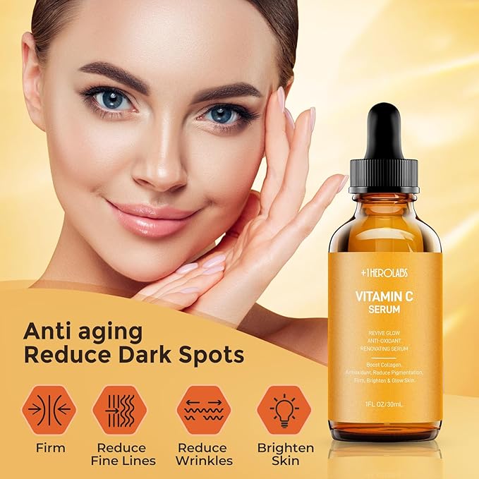 Vitamin C Serum for Face –Anti Aging Face & Eye Serum, Hyaluronic Acid, Reduce Fine Lines, Dark Spots and Wrinkle