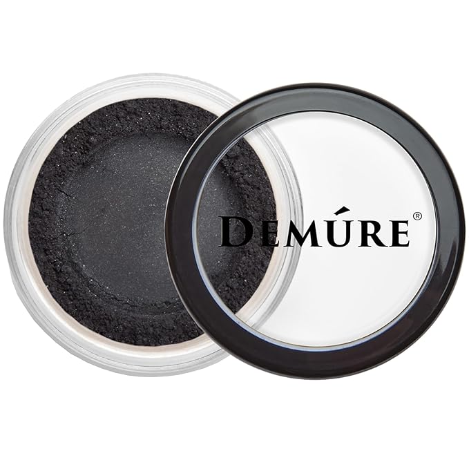 Demure Mineral Make Up (Black Liner) Eye Shadow, Matte Eyeshadow, Loose Powder, Eye Makeup, Professional Makeup