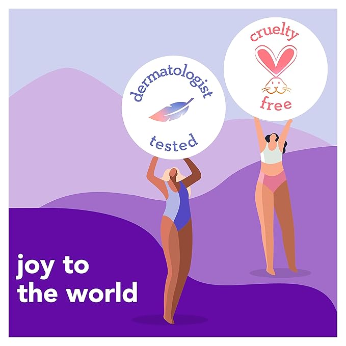 joy Razors for Women, 1 Handle, 4 Razor Blade Refills, Lavender, Lubrastrip to Help Avoid Skin Irritation