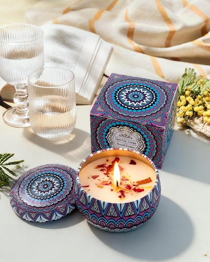 Coralogo Lavender Spa Gift Baskets - Natural Pampering Spa Set, Self-Care Beauty Gift Basket, Wellness Bath & Body Works, Unique Gifts for Birthday, Valentines Day, Mothers Day for Mom, Wife, Her