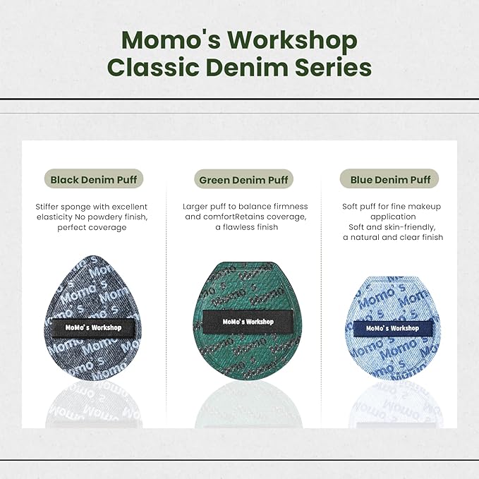 Momo's Workshop Makeup Sponge, Large Foundation Sponge For Foundation Concealer or Cushion, Latex Free Soft Cushion Puff Sponge for Face,1pcs