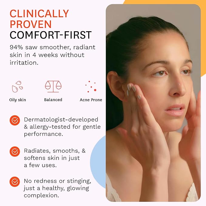 Fig.1 Glycolic Glow Treatment Refill – 4% Glycolic Acid Face Exfoliant, Smoothing Emulsion for Radiant Skin, Hydrating PHA & Squalane, Vegan, 30 ml