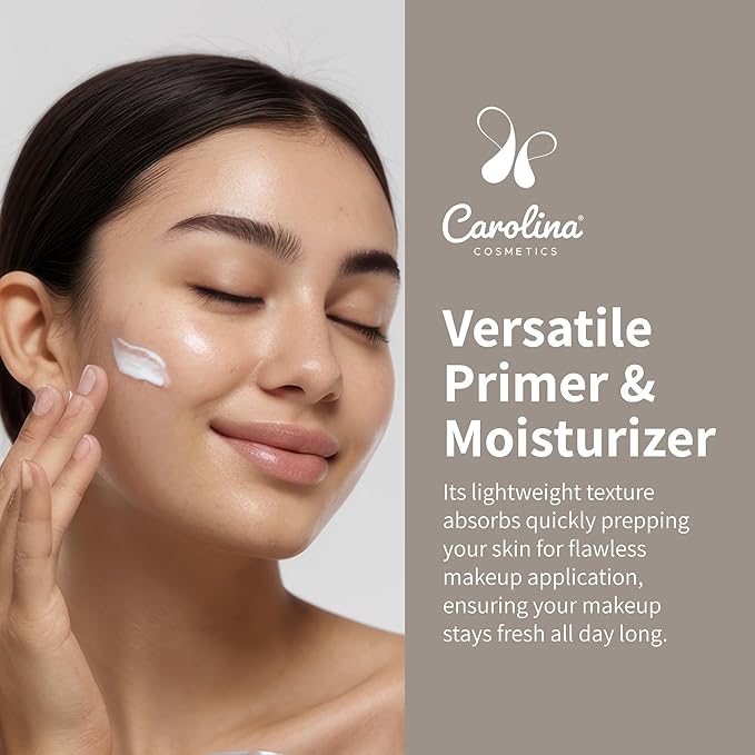 Silk Complexion Plant-Based Moisturizer & Primer 30ml - Aloe Infused Hydration for Flawless Makeup Application w/Aloe, Rose Hip Oil & Candelilla Wax - Vegan, Organic, Gluten-Free