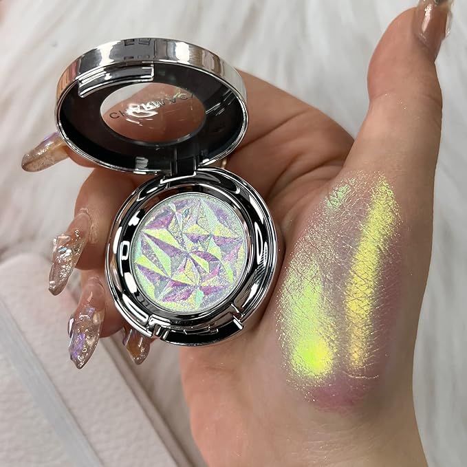 CHARMACY Duochrome Eyeshadow, Insane Shifters Chameleon Eyeshadow, Creates High-Impact, Metallic Eye Looks, 100% Vegan and Cruelty Free (Chameleon-#810, 0.06 Ounce (Pack of 1))