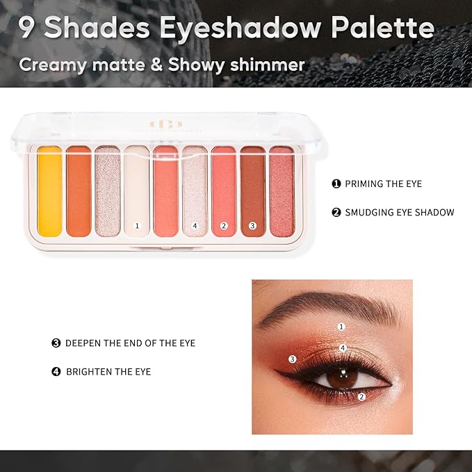 Color Nymph Full Cosmetics Set for Beginner, Makeup Gift Kit for Girls, Women & Teens, Sequin Make up Bag for Starters Includes Lip Gloss, Lipstick, Liquid Blush, Eye shadow Palette, Mascara etc