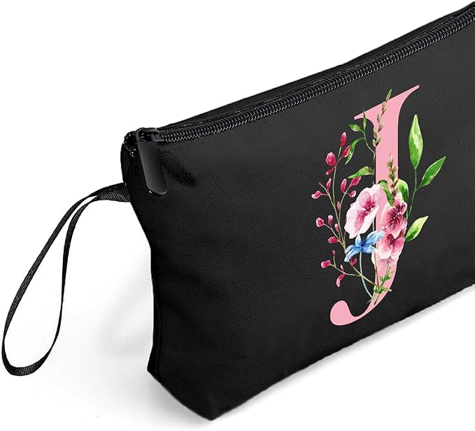 Birthday Friendship Womens Bridesmaid Proposal Coolest Gifts for Sister Teacher Coworkers Bride Personalized Travel Makeup Cosmetic Bag with Mirror Valentines Mothers Day Christmas Graduation J