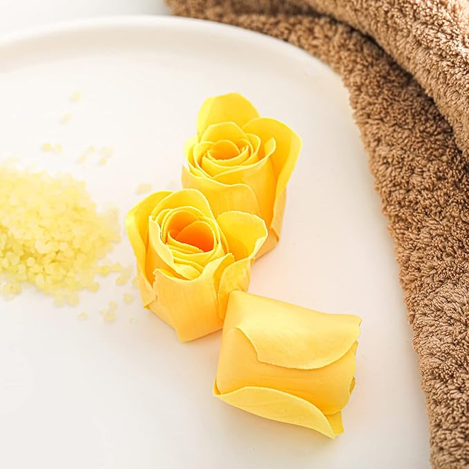 Luxetique Spa Gift Basket for Women - 8pc Yellow Gift Set, Includes Body Lotion, Bubble Bath & Bath Set for Mothers Day