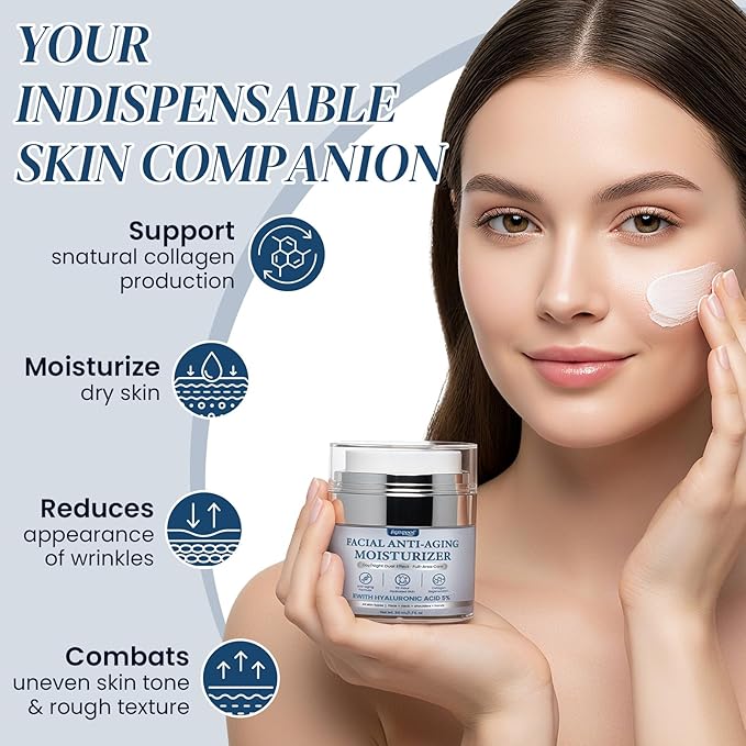 Collagen Cream for Face With Retinol and Collagen Used for Moisturizer Firming Anti Wrinkle Collagen Anti Wrinkle Day Night Creamfor Face Used for Women and Men 2Pack 1.7 Fl Oz